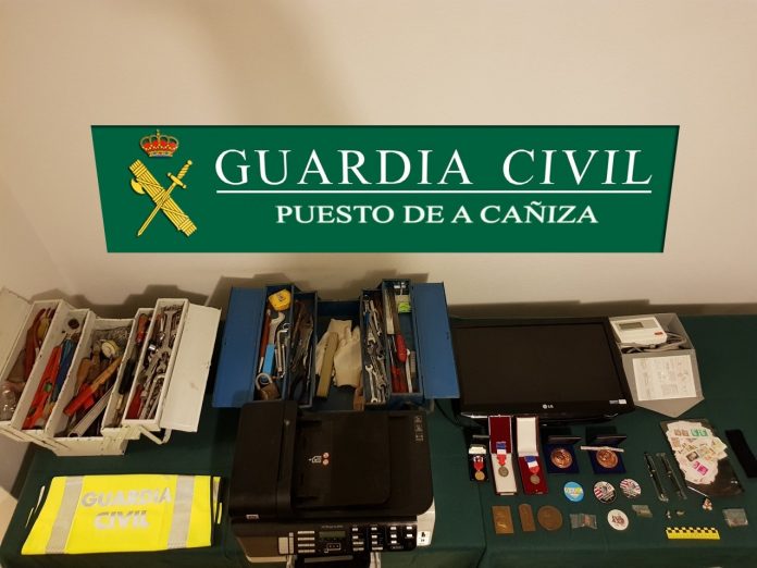 Fotografía do posto da Garda Civil en A Cañiza / E.P.