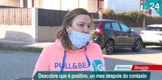 Susana Otero, veciña de Baiona, descubriu que tiña o virus un mes despois de terse contaxiado | Foto TVG