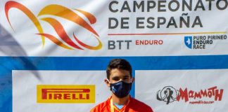 O tudense David Fernández, campión de Enduro a nivel estatal, no podio/remitida