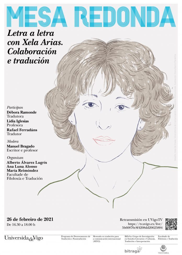 Cartaz mesa redonda Xela Arias / UVigo