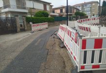 Obras na rúa Purificación Saavedra, Vigo/A.VV. Teis
