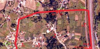 Fotografía das zonas do Porriño onde se detectou lindano / Xunta.gal