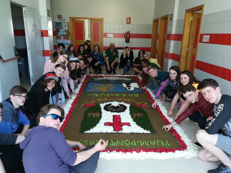 Irlanda e Galicia, unidas por unha alfombra floral