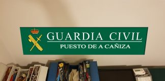 Fotografía do posto da Garda Civil en A Cañiza / E.P.