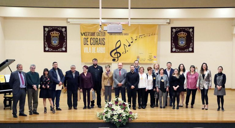 O VI Certame de Corais “Vila de Arbo” sáldase coa vitoria do Coro Gaos da Coruña