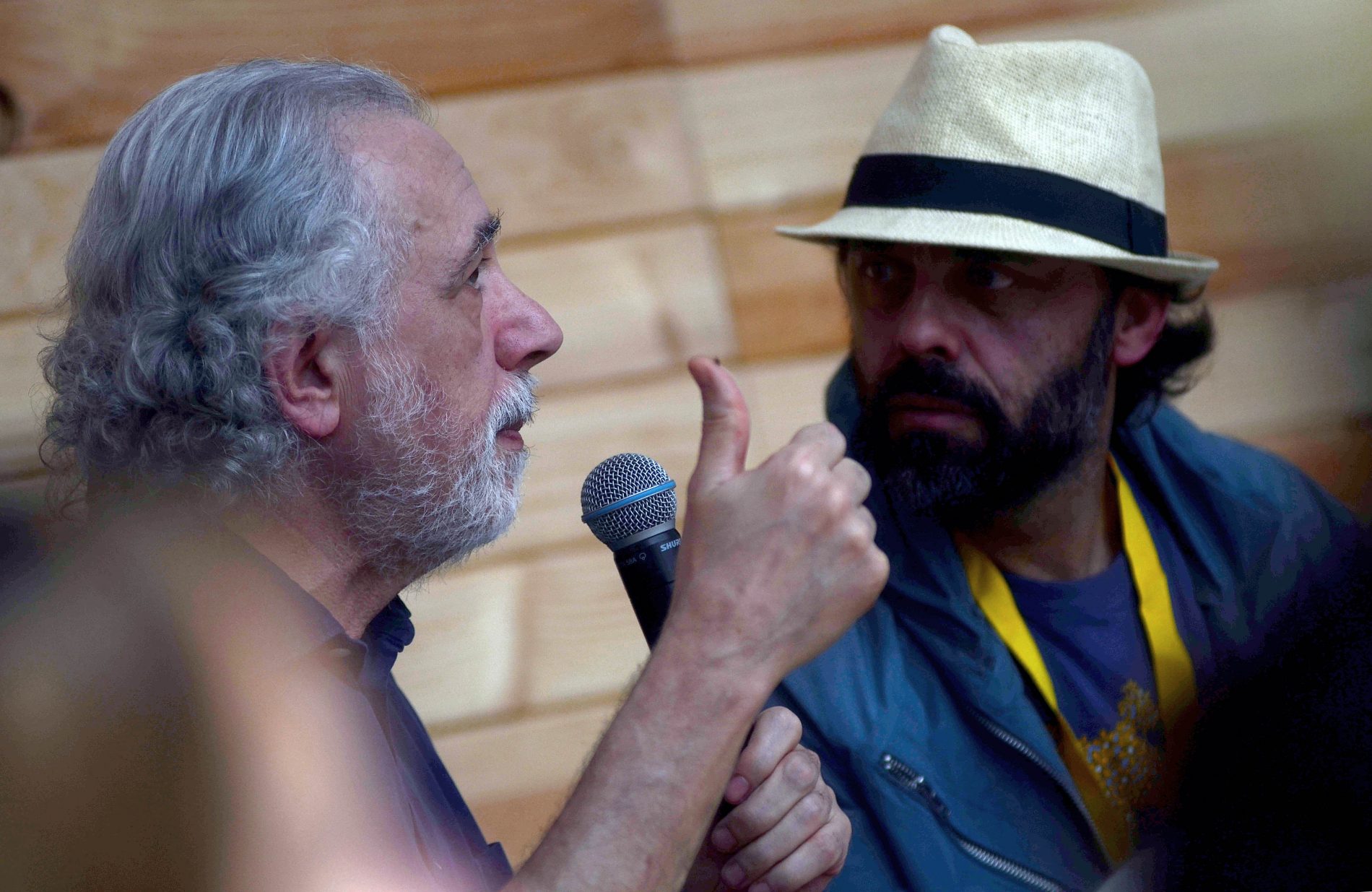 CansO cineasta Fernando Trueba, no coloquio  cinematografico do Festival de Cans / Miguel Núñez