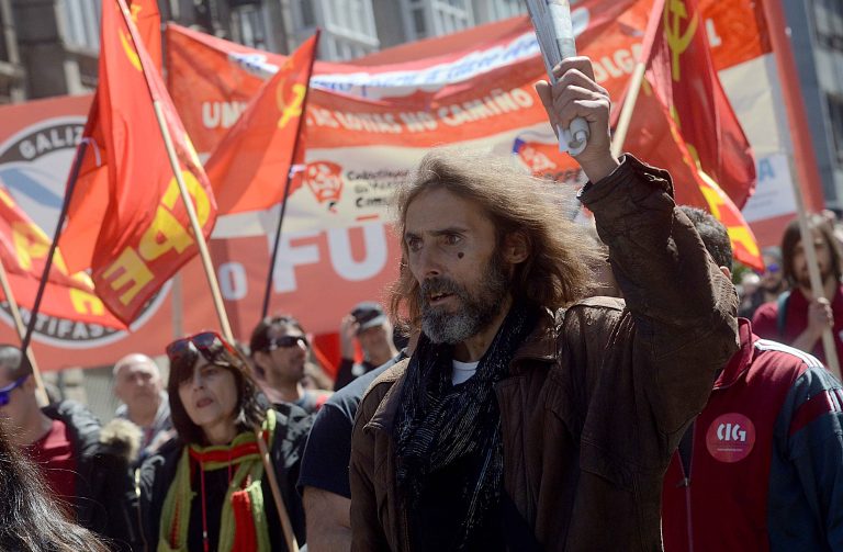 Gonzalo Caballero, Ana Pontón e Luís Villares denuncian a evolución negativa das condicións dos traballadores