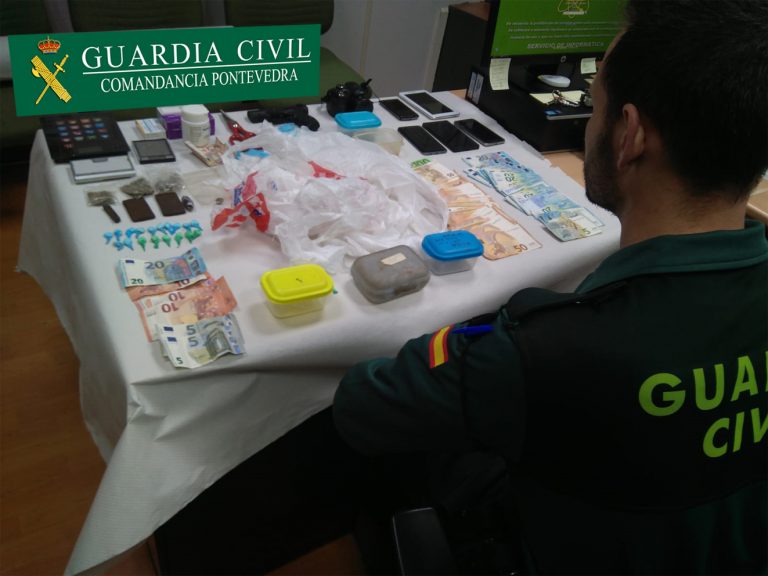 “Operación Sinsajo”: A Garda Civil termina coa venda de drogas nun bar de Moaña