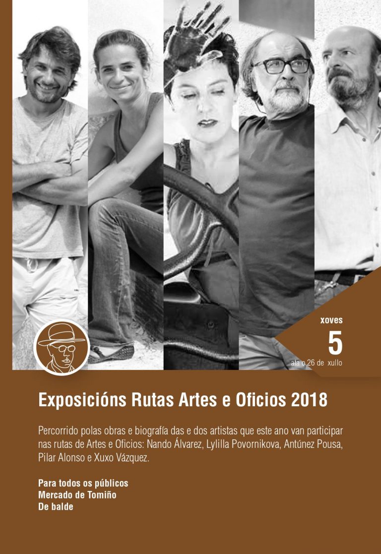 Comezan as Rutas de Artes e Oficios 2018 en Tomiño: Visita o taller do artista