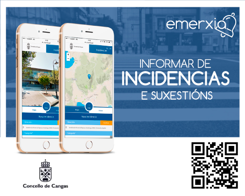 Nace Emerxia, unha canle de comunicación para informar de incidencias ao Concello de Cangas