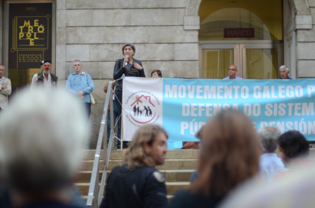 Concentración en Vigo en defensa das pensións / Miguel Núñez