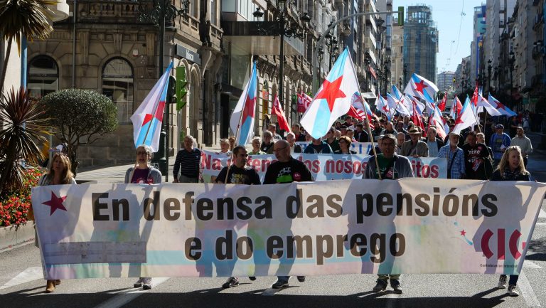 Concentración obreira esta mañá en Vigo: “Onde está a derrogación da reforma laboral?”