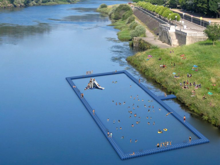 Salvaterra presenta a construción da “primeira piscina ecolóxica de Galicia”, de 1.250 metros cadrados