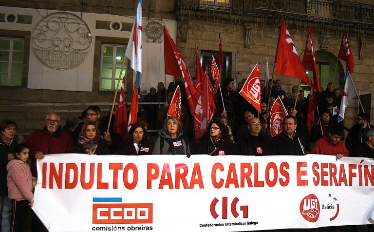 O Goberno aproba un indulto parcial para os sindicalistas vigueses Carlos Rivas e Serafín Rodríguez