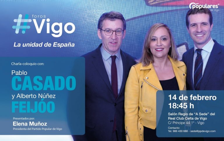 O PP inicia a campaña electoral en Vigo coa pegada de carteis
