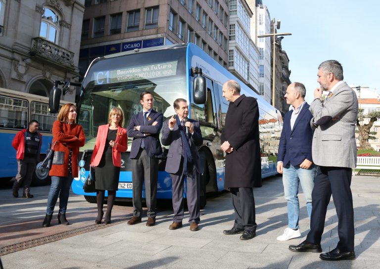 Vigo proba sorte cun autobús urbano eléctrico