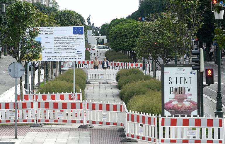 O Concello de Vigo defende a talla de árbores da Gran Vía por razóns de “seguridade”