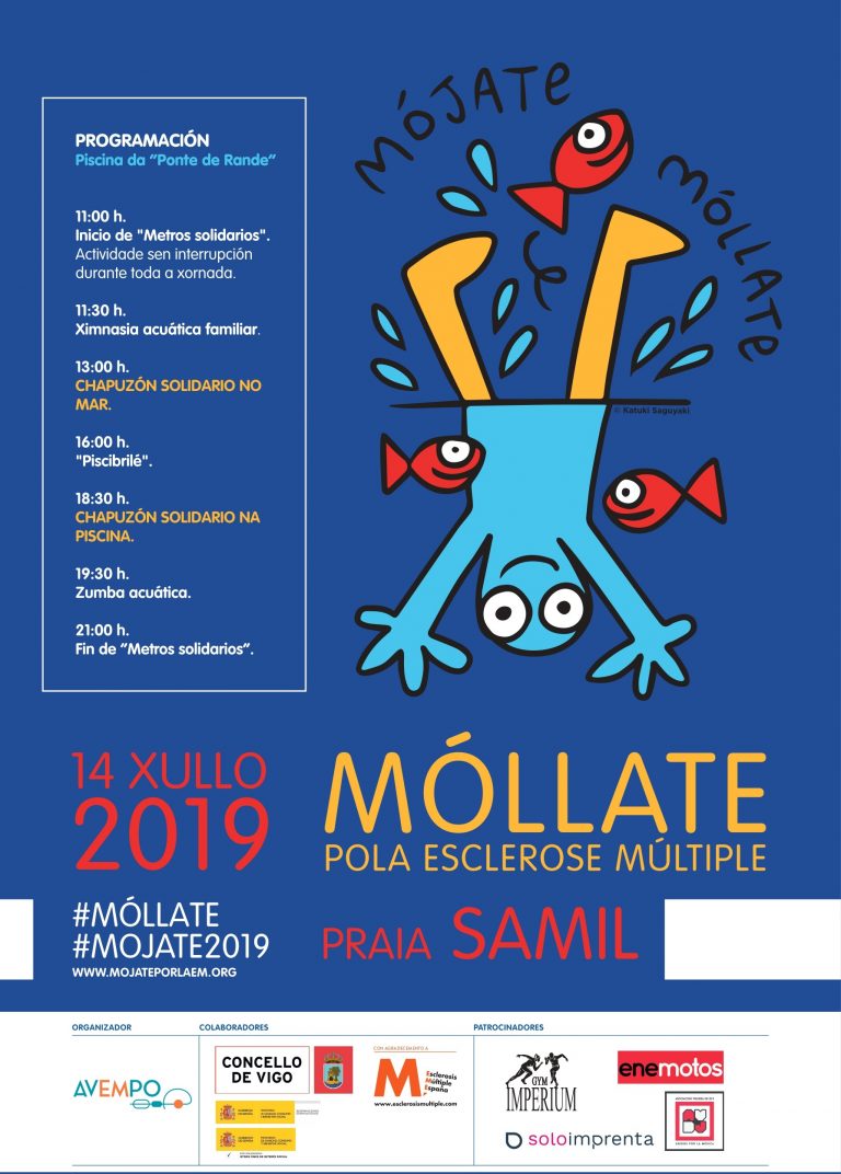 ‘Móllate pola esclerose múltiple’, un evento que busca a sensibilización e recadar fondos este domingo en Vigo
