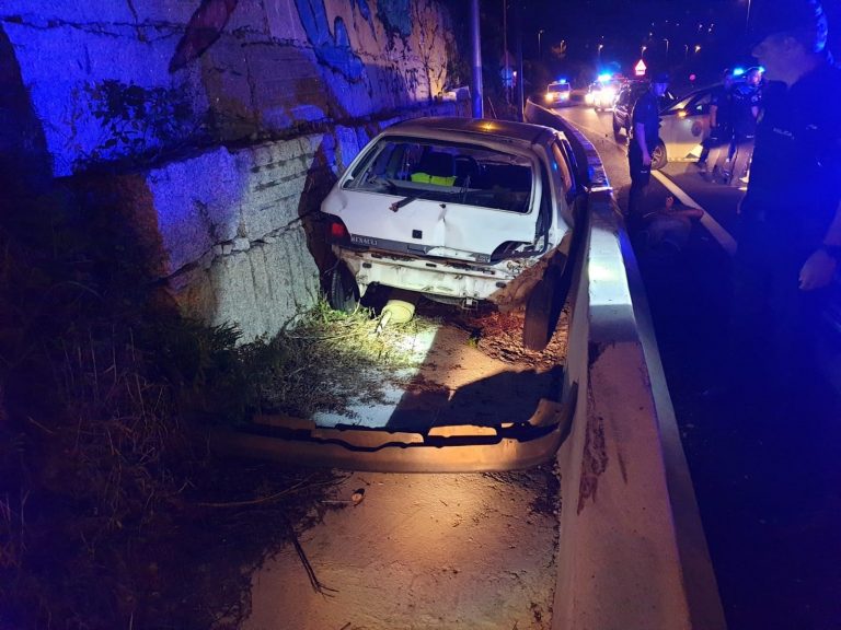 Detido en Vigo un condutor tras unha espectacular fuga: circulou 14 km en sentido contrario