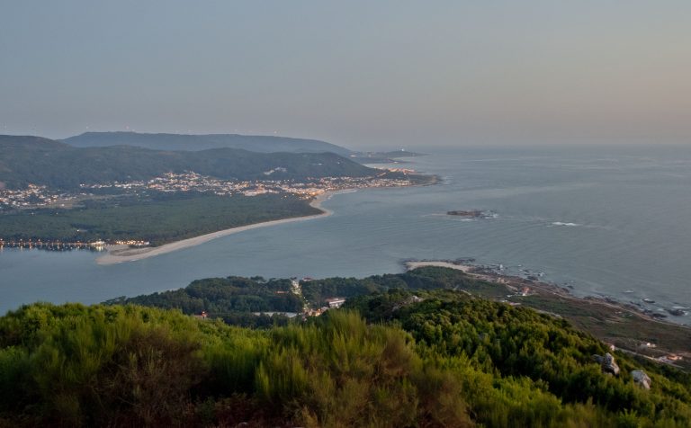 Estuario do Miño entre Galiza e Portugal