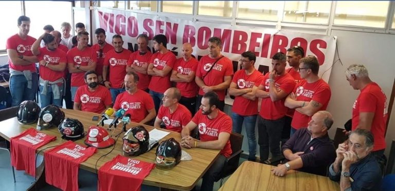 Bombeiros de Vigo instan o goberno local a “negociar” tras a anulación xudicial do “decreto esclavista”