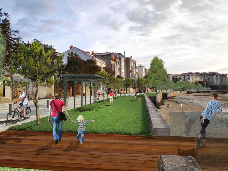 O Concello de Vigo aproba o proxecto básico para reformar o paseo de Bouzas, que non estará dispoñible ata case 2021