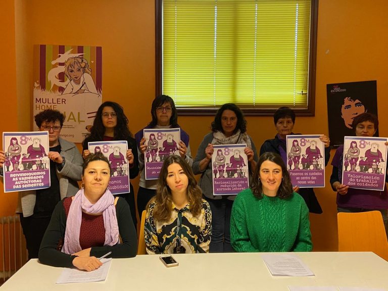 Galegas 8M chama a mobilizarse o Día da Muller en Vigo para “cambiar o sistema” e “derrubar o patriarcado”