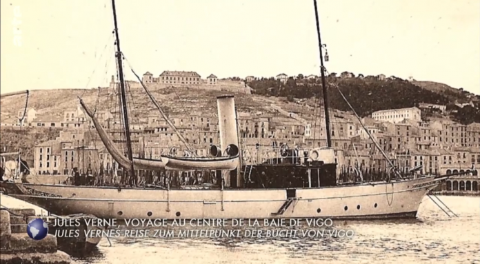 Jules Verne chegou a Vigo a bordo do Saint Michel III | Imaxe Canal Arte