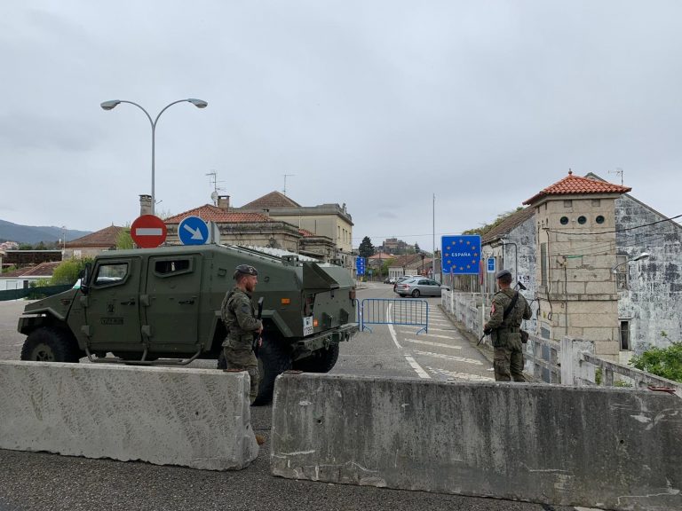 Portugal pecha a fronteira con España durante dúas semanas