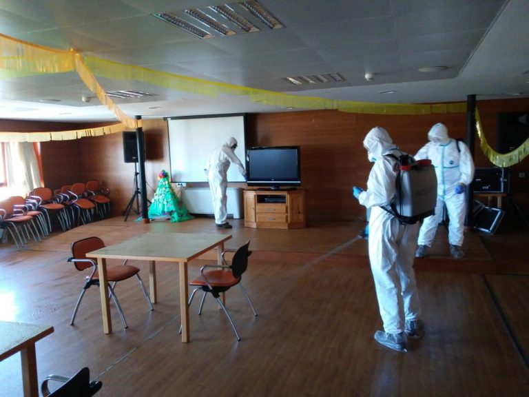 Un centro para persoas con discapacidade en Redondela será o próximo obxectivo da Brilat para desinfectar