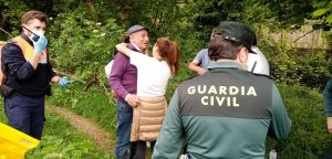 Hilario Pérez, veciño de Vilaza foi atopado hoxe logo de estar 15h perdido | Foto Policía Local Gondomar