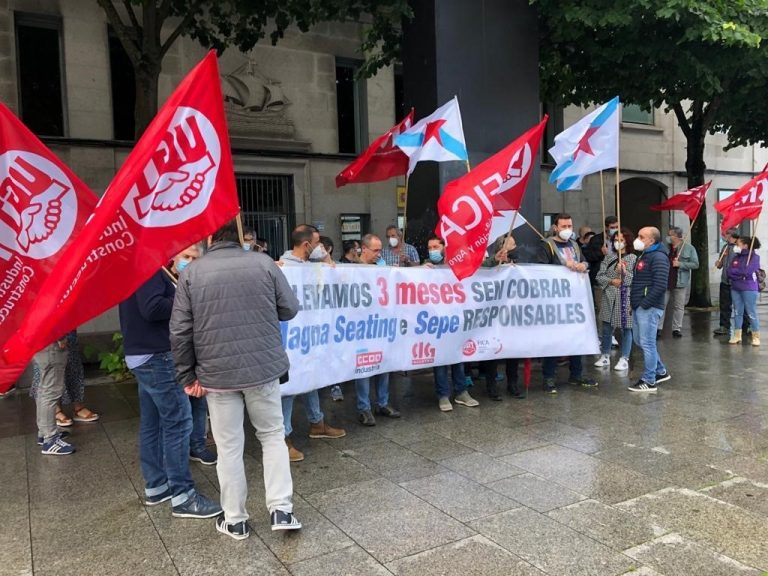 Primeiras mobilizacións organizadas en Galicia pola falta de pagamentos dos ERTE