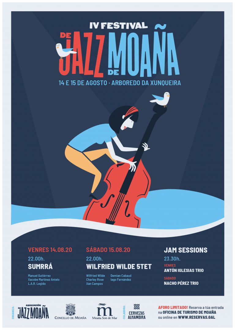O Festival de Jazz de Moaña volve en tempos de covid coa súa edición máis galega