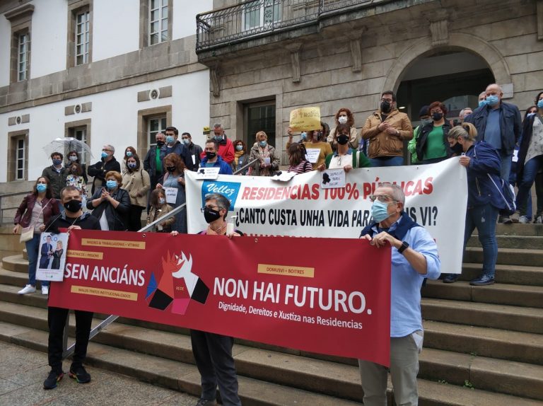 Mobilización en Vigo para lembrar a “criminal xestión” das residencias en Galicia