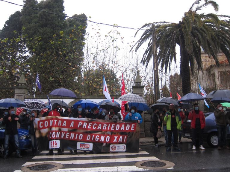 Sindicalistas concéntranse en Vigo e anuncian “medidas de maior calado”