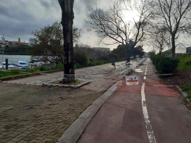 Os paseos das Avenidas, Bouzas e Samil, en Vigo, estarán pechados o fin de semana ante a previsión de mal tempo