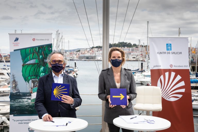 Os grandes veleiros volverán a Vigo en 2022 coa ‘Iacobus Maris’, a ruta xacobea máis longa da historia