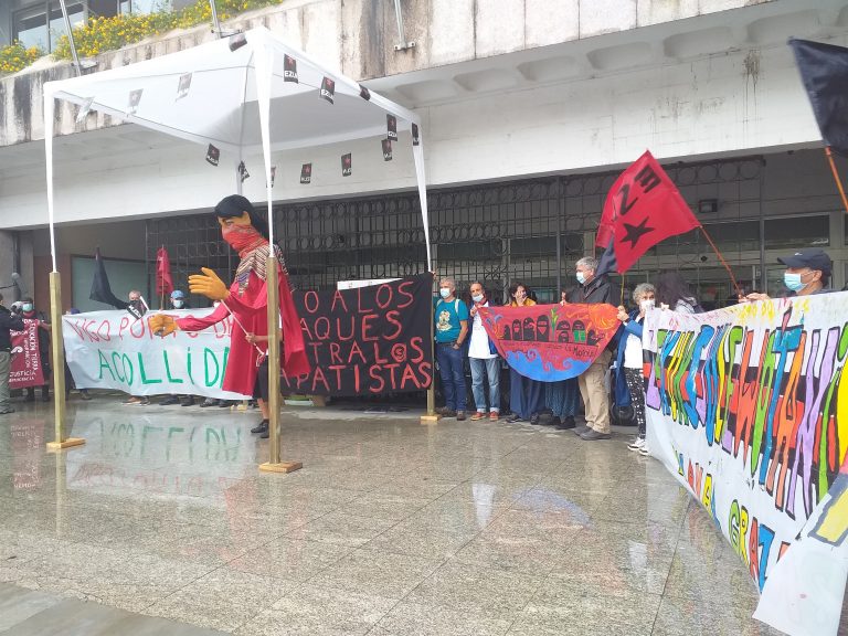 A Xira Zapatista pola Vida inicia a súa ruta europea en Vigo