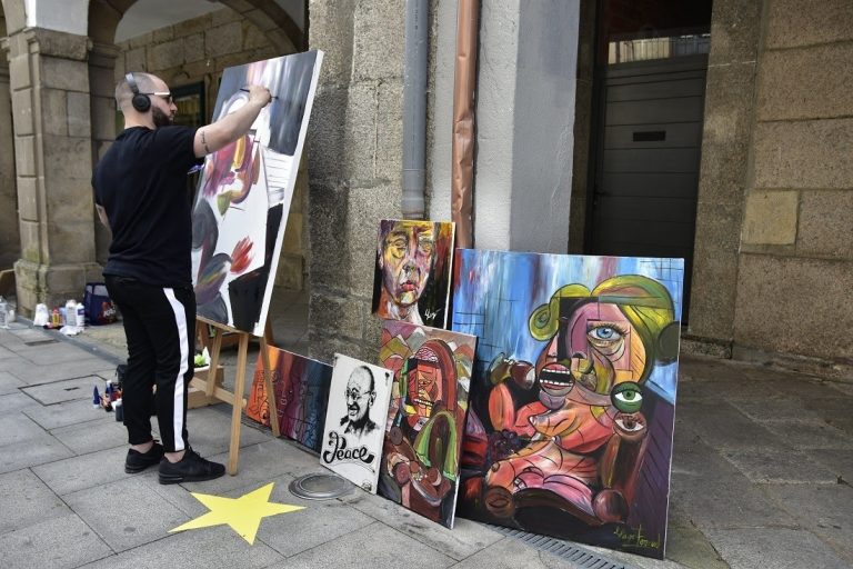O Festival de Cans celebrará un concurso de pintura rápida no Porriño en setembro