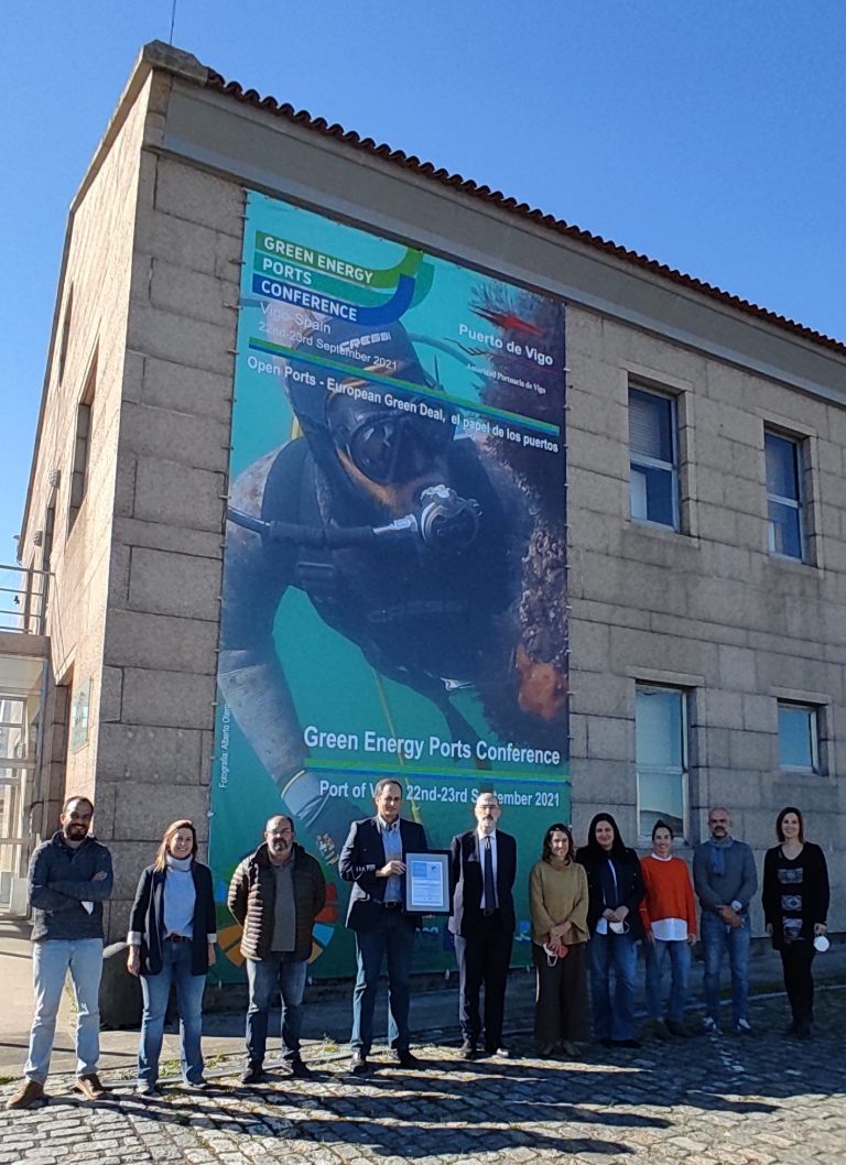 Entregan ao Porto de Vigo unha certificación ambiental da Organización Europea de Portos Marítimos