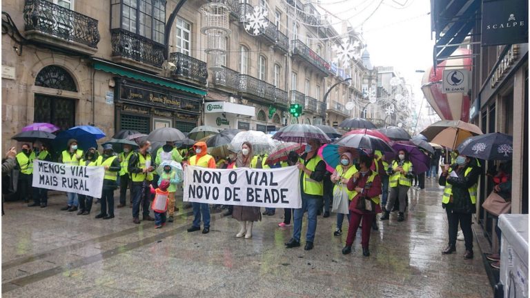 Convocan unha nova protesta contra o viario que dividirá as parroquias de Vigo