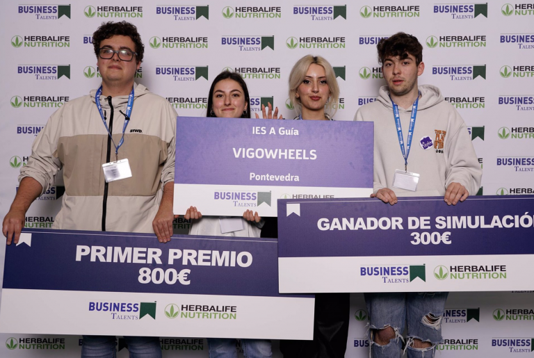 Catro estudantes de Vigo, ‘mellores empresarios virtuais’ de España