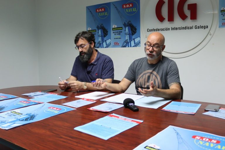 A CIG chama a mobilizarse este xoves en Vigo contra o desmantelamento do naval