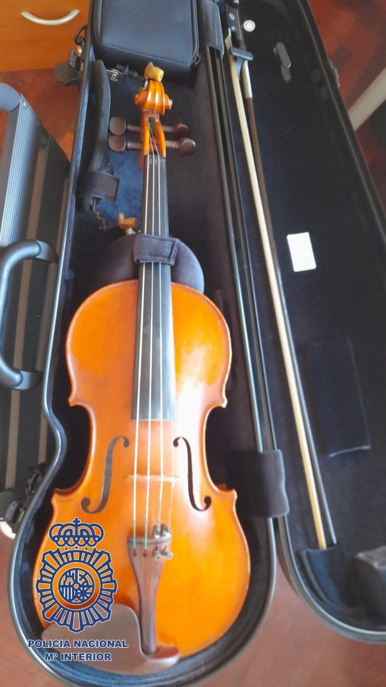 Detido en Vigo o presunto autor do roubo dun violín valorado en 7.000 euros