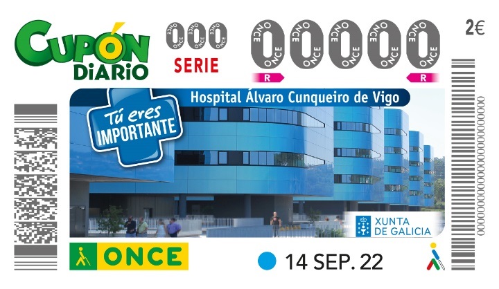 O Sorteo Extraordinario de Nadal da ONCE deixa 20.000 euros en Vigo