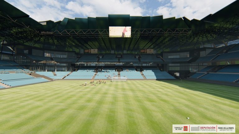 Proxecto remodelado estadio Balaidos - Infografía Concello de Vigo