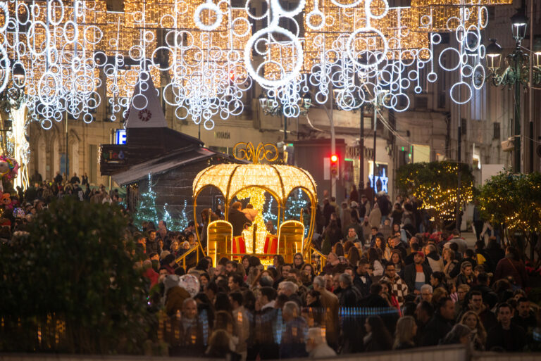 Vigo adianta o apagado das súas luces de Nadal, que levará a cabo este domingo para aforrar enerxía