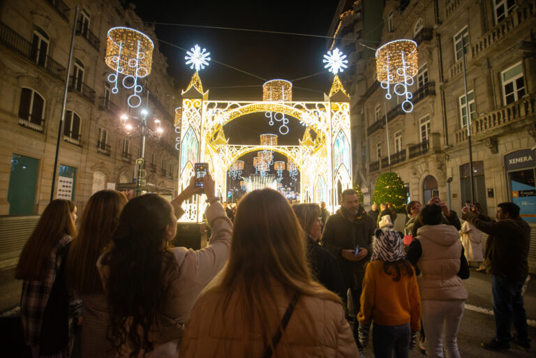 Vigo apagará o vindeiro domingo as súas luces de Nadal tras rexistrar “datos apoteósicos” de afluencia