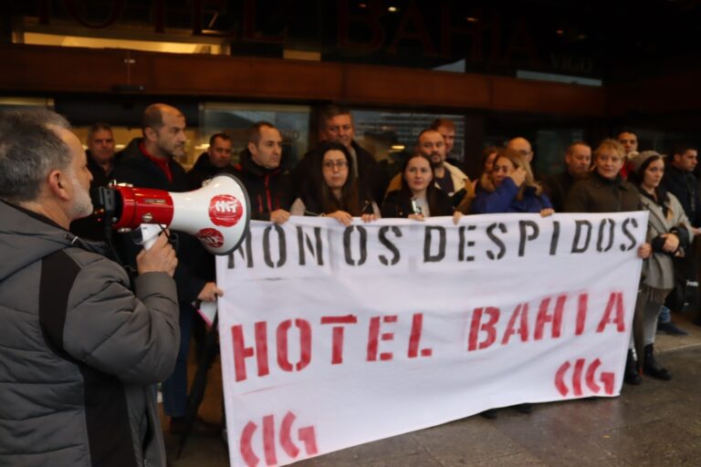 Vinte e cinco persoas de restauración e cafetería serán as afectadas polo ERE do Hotel Bahía de Vigo