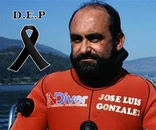 Emotiva despedida a José Luís González, o mergullador falecido este sábado na ría de Vigo